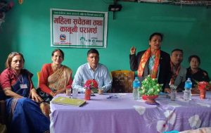 झापा कारागारमा महिला अधिकार तथा कानुनी सचेतना कार्यक्रम, बन्दीहरूलाई सेनिटरी प्याड वितरण
